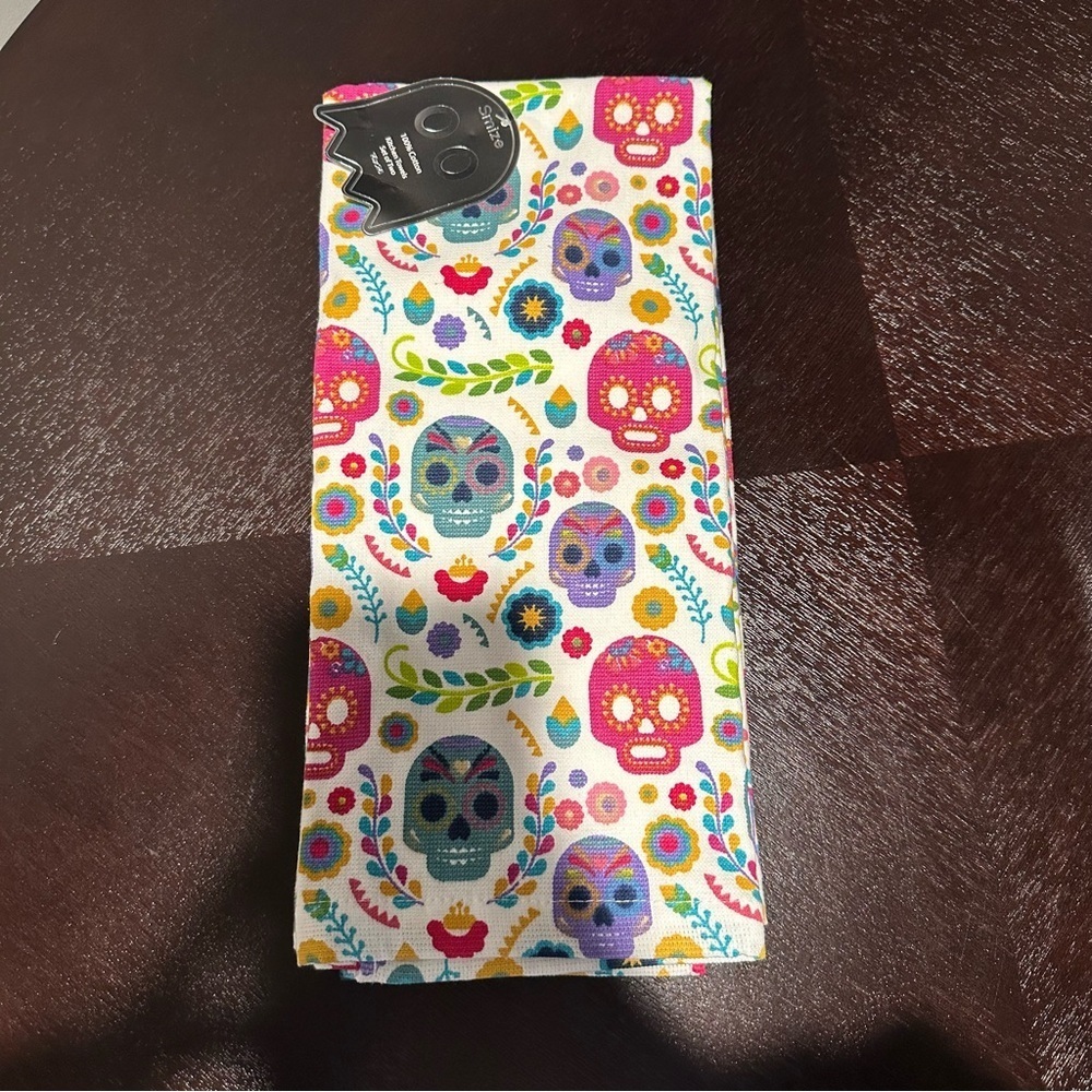 Colorful Skull Kitchen Towels